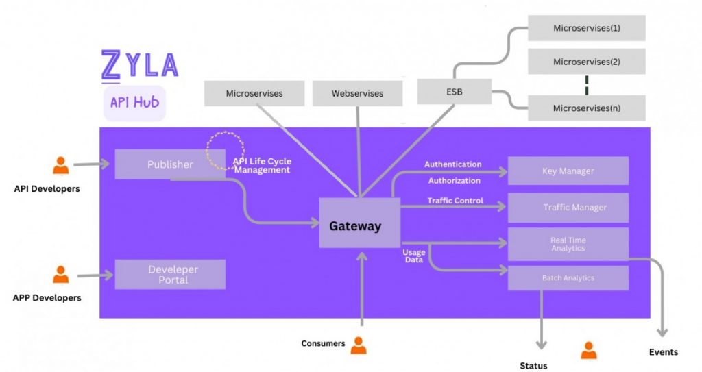 Zyka API Hub - Illustration