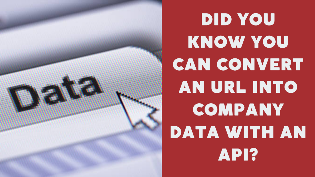 Retrieving Company Data using an URL Data Extraction API